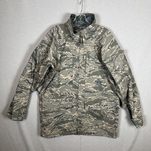Mens Parka All Purpose Environmental Camouflage ACU Pattern Medium Long Barrier